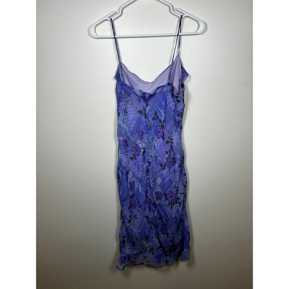 Vintage Y2K Babydoll Dress Purple Fairy Grunge Mermaid Romantic Glam Prom Gown - Picture 11 of 12